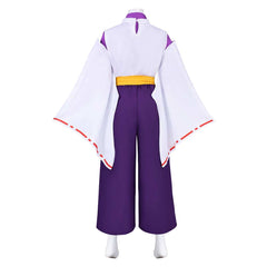 The World Is Dancing (2026) Oniyasha White Purple Kimono Outfits Cosplay Costume