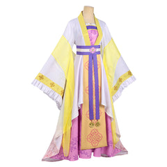 Though I Am An Inept Villainess (2026) Huang Linglin Yellow Purple Set Outfits Cosplay Costume