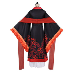 Though I Am An Inept Villainess (2026) Shu Keigetsu Red Black Hanfu Outfits Cosplay Costume 