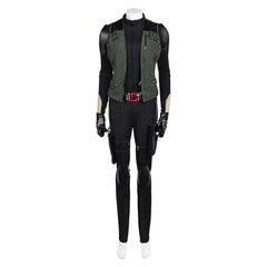 Thunderbolts (2025) Black Widow Yelena Belova Black Green Set Outfits Cosplay Costume Halloween Carnival Suit