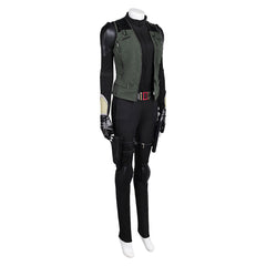 Thunderbolts (2025) Black Widow Yelena Belova Black Green Set Outfits Cosplay Costume Halloween Carnival Suit