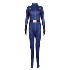 Thunderbolts (2025) Black Widow Yelena Belova Blue Jumpsuit Outfits Cosplay Costume 