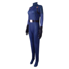 Thunderbolts (2025) Black Widow Yelena Belova Blue Jumpsuit Outfits Cosplay Costume 