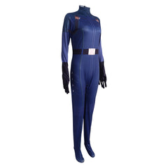 Thunderbolts (2025) Black Widow Yelena Belova Blue Jumpsuit Outfits Cosplay Costume 