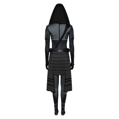 Thunderbolts (2025) Melina Vostokoff Black Jumpsuit Hood Set Outfits Cosplay Costume 