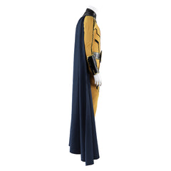 Thunderbolts (2025) Sentry Yellow Jumpsuit Black Cloak Outfits Cosplay Costume 