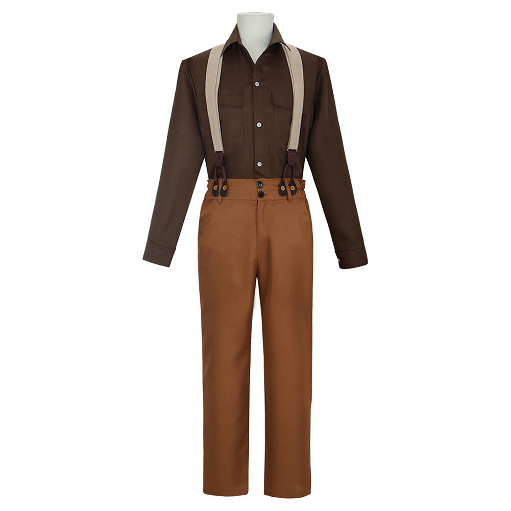 Titanic Jack Dawson Brown Set Outfits Cosplay Costume Halloween Carnival Suit
