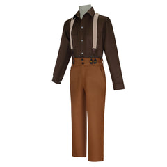 Titanic Jack Dawson Brown Set Outfits Cosplay Costume Halloween Carnival Suit