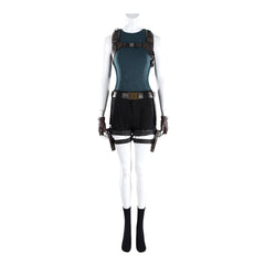 Tomb Raider (2026) Lara Croft Dark Blue Vest Set Outfits Cosplay Costume