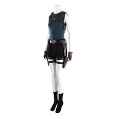 Tomb Raider (2026) Lara Croft Dark Blue Vest Set Outfits Cosplay Costume