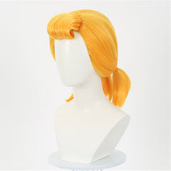 Toy Story (2026) Bo Peep Yellow Cosplay Wig Heat Resistant Synthetic Hair Accessories Props