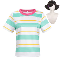Toy Story (2026) Bonnie Mint White Striped T Shirt Outfits Cosplay Costume