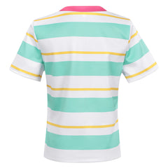 Toy Story (2026) Bonnie Mint White Striped T Shirt Outfits Cosplay Costume 