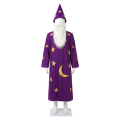 Toy Story (2026) Lizard Wizard Purple Robe Hat Set Outfits Cosplay Costume 