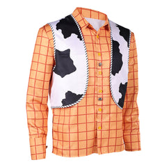 Toy Story (2026) Woody Cowboy Vest Yellow Shirt Set Outfits Cosplay Costume