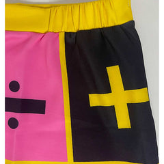 Trish Una Pink Black Top Skirt Set Outfits Cosplay Costume Halloween Suit