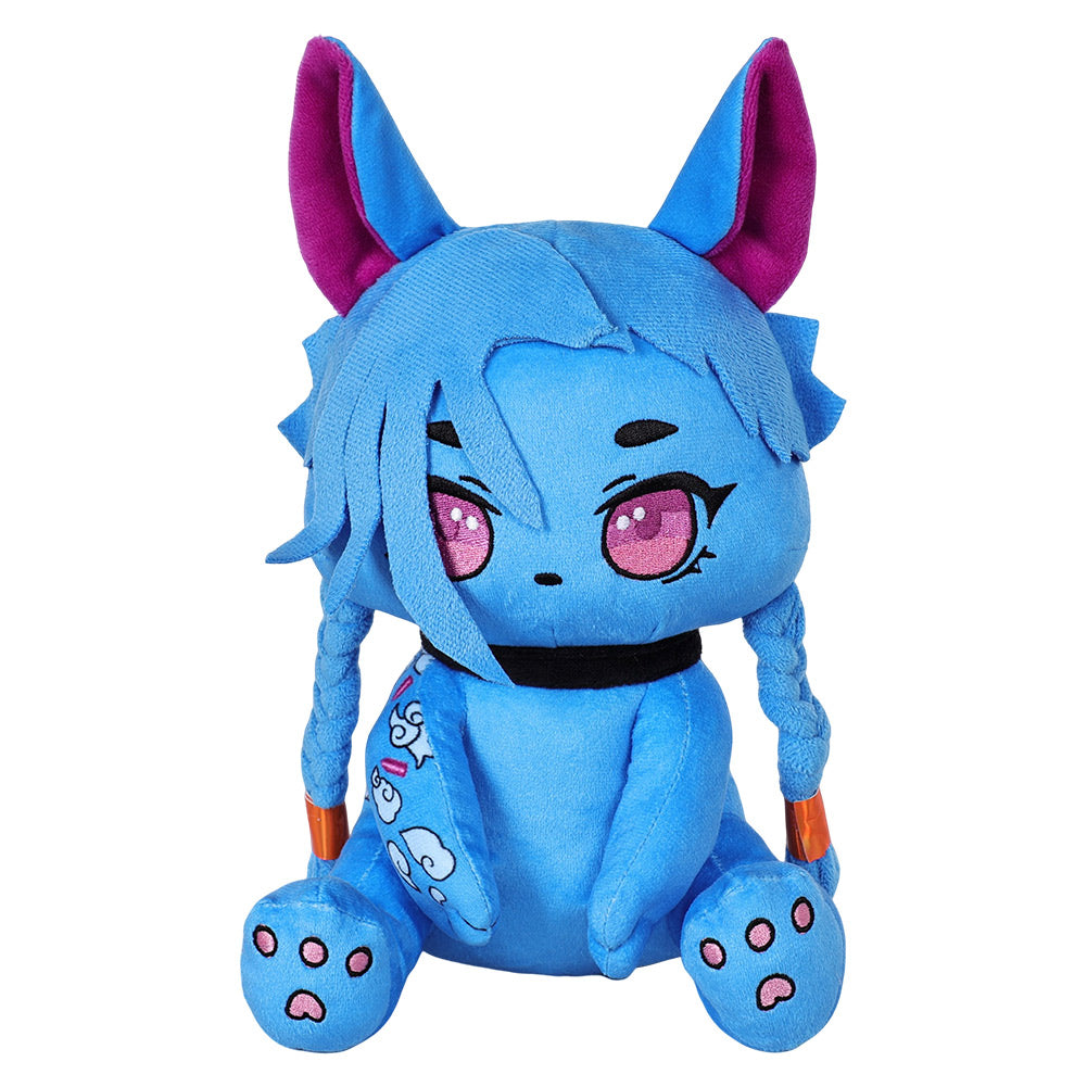 TV Arcane: League Of Legends 2 (2024) Jinx Kitty Cosplay Plush Toys Cartoon Soft Stuffed Dolls Mascot Birthday Xmas Gift