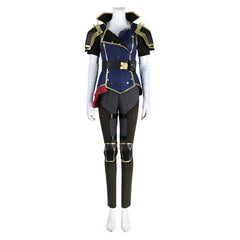 TV Arcane: League Of Legends 2 (2024) Vi The Piltover Enforcer Outfits Cosplay Costume Halloween Carnival Suit