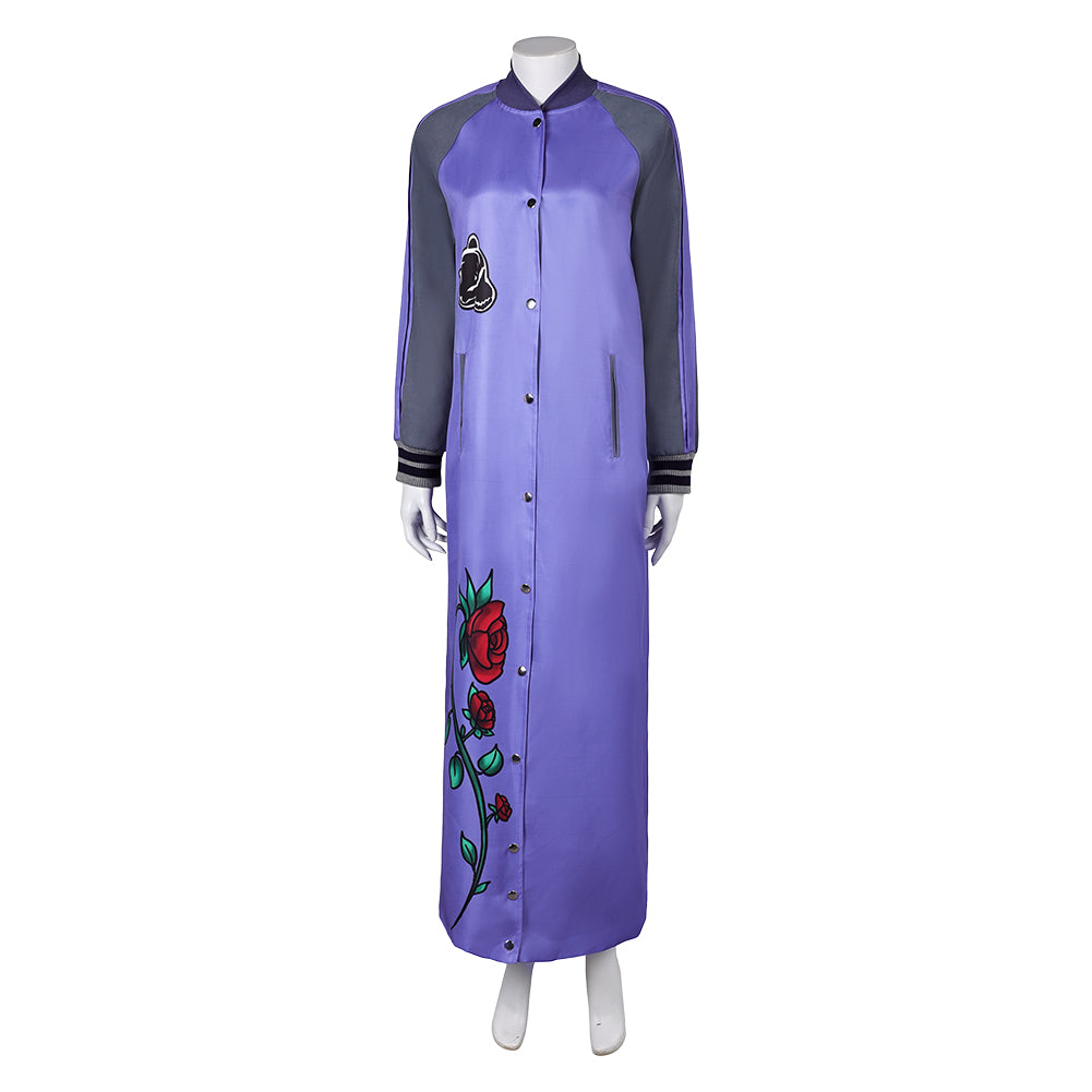 TV Dead Boy Detectives (2024) Crystal Palace Purple Long Coat Outfits Cosplay Costume Halloween Carnival Suit 