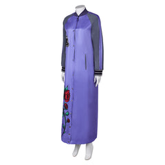 TV Dead Boy Detectives (2024) Crystal Palace Purple Long Coat Outfits Cosplay Costume Halloween Carnival Suit 