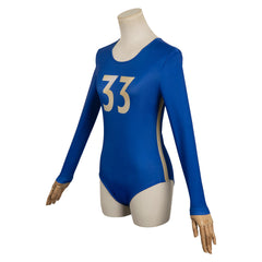 TV Fallout (2024) Lucy Blue Gymnastic Jumpsuit Vault 33 Outfits Cosplay Costume Halloween Carnival Suit 