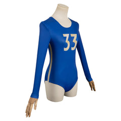 TV Fallout (2024) Lucy Blue Gymnastic Jumpsuit Vault 33 Outfits Cosplay Costume Halloween Carnival Suit 