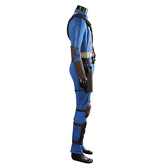 TV Fallout (2024) Maximus Men's Vault 33 Dweller Blue Jumpsuit Set Outfits Cosplay Costume Halloween Carnival Suit