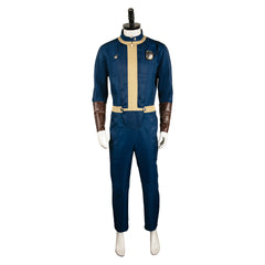 TV Fallout (2024) Vault 4 Dweller Unisex Dark Blue Jumpsuit Outfits Cosplay Costume Halloween Carnival Suit