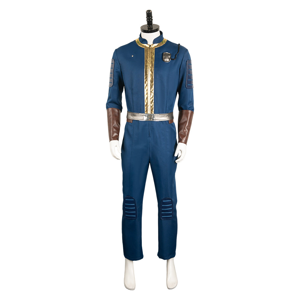 TV Fallout (2024) Vault 76 Dweller Blue Jumpsuit Unisex Outfits Cosplay Costume Halloween Carnival Suit 