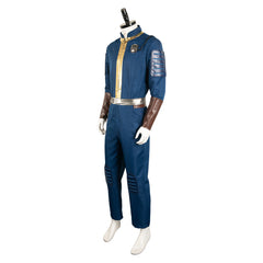 TV Fallout (2024) Vault 76 Dweller Blue Jumpsuit Unisex Outfits Cosplay Costume Halloween Carnival Suit 