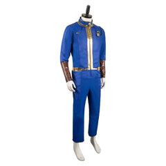 TV Fallout (2024) Vault ​Dweller Vault 88 Unisex Blue Jumpsuit Outfits Cosplay Costume Halloween Carnival Suit