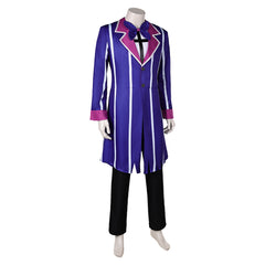 TV Hazbin Hotel 2024 Alastor Purple Set Cosplay Costume Outfits Halloween Carnival Suit