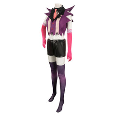 TV Hazbin Hotel 2024 Angel Dust Purple Outfits Cosplay Costume Halloween Carnival Suit