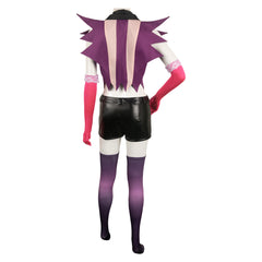 TV Hazbin Hotel 2024 Angel Dust Purple Outfits Cosplay Costume Halloween Carnival Suit