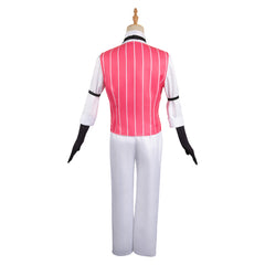 TV Hazbin Hotel 2024 Lucifer Pink Vest Outfits Cosplay Costume Halloween Carnival Suit