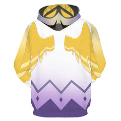 TV Hazbin Hotel (2024) Adam Yellow Hoodie Outfits Cosplay Costume Halloween Carnival Party Suit