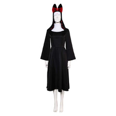 TV Hazbin Hotel (2024) Alastor Nun Black Dress Set Outfits Cosplay Costume Halloween Carnival Suit 
