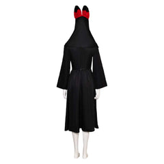 TV Hazbin Hotel (2024) Alastor Nun Black Dress Set Outfits Cosplay Costume Halloween Carnival Suit 