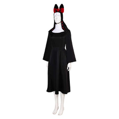 TV Hazbin Hotel (2024) Alastor Nun Black Dress Set Outfits Cosplay Costume Halloween Carnival Suit 
