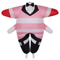 TV Hazbin Hotel (2024) Angel Dust Funny Inflatable Outfits Cosplay Costume Halloween Carnival Suit