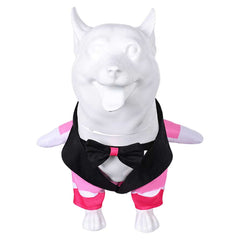 TV Hazbin Hotel (2024) Angel Dust Pink Dogs Pet Outfits Cosplay Costume Halloween Carnival Suit