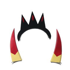 TV Hazbin Hotel (2024) Charlie Morningstar Evil Horns Tiara Headband Cosplay Halloween Carnival Costume Accessories Props