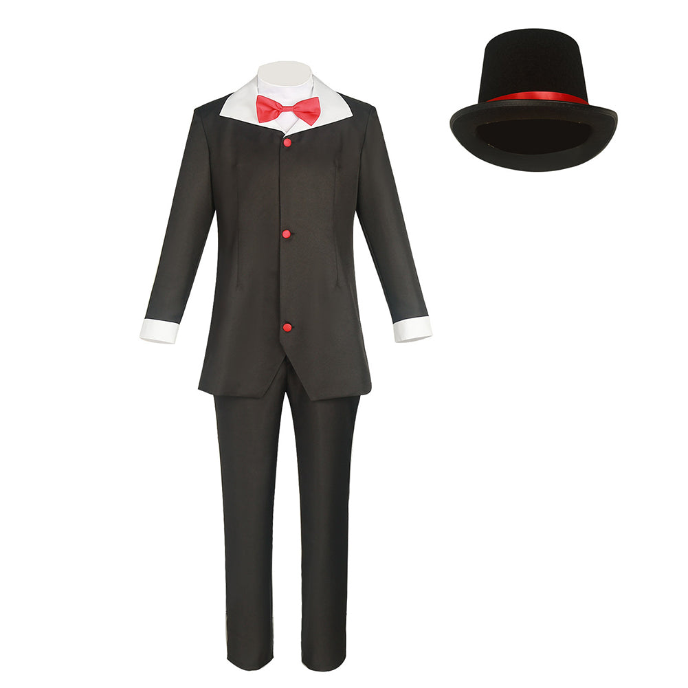 TV Hazbin Hotel (2024) Husk Black Set Cosplay Costume Outfits Halloween Carnival Suit