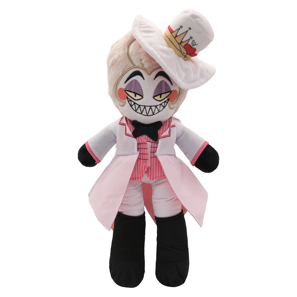 TV Hazbin Hotel (2024) Lucifer White Cosplay Plush Toys Cartoon Soft Stuffed Dolls Mascot Birthday Xmas Gift - Original