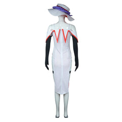 TV Hazbin Hotel (2024) Lucifer White Dress Outfits Cosplay Costume Halloween Carnival Suit 