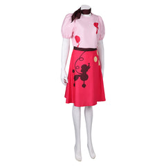 TV Hazbin Hotel (2024) Niffty Red And White Dress Outfits Cosplay Costume Halloween Carnival Suit