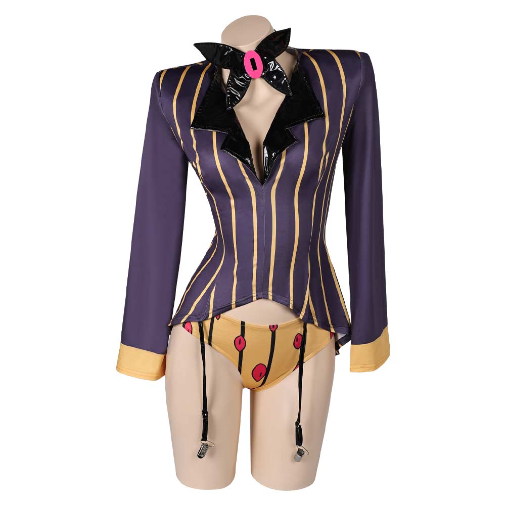 TV Hazbin Hotel (2024) Sir Pentious Sexy Lingerie For Women Outfits Cosplay Costume Halloween Carnival Suit 