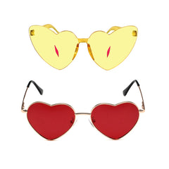 Hazbin Hotel (2024) Valentino Red Vintage Heart Sunglasses Sir Pentious Glasses Cosplay Accessories Halloween Carnival Props