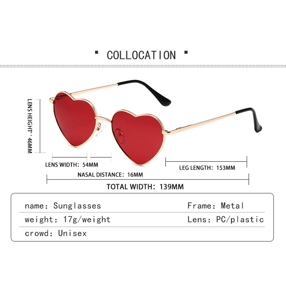 Hazbin Hotel 2024 Valentino Red Vintage Heart Sunglasses Cosplay Accessories Halloween Carnival Props