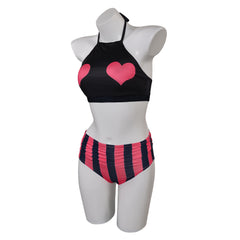 TV Hazbin Hotel (2024) Velvette Black Swimsuit Cosplay Costume Outfits Halloween Carnival Suit 